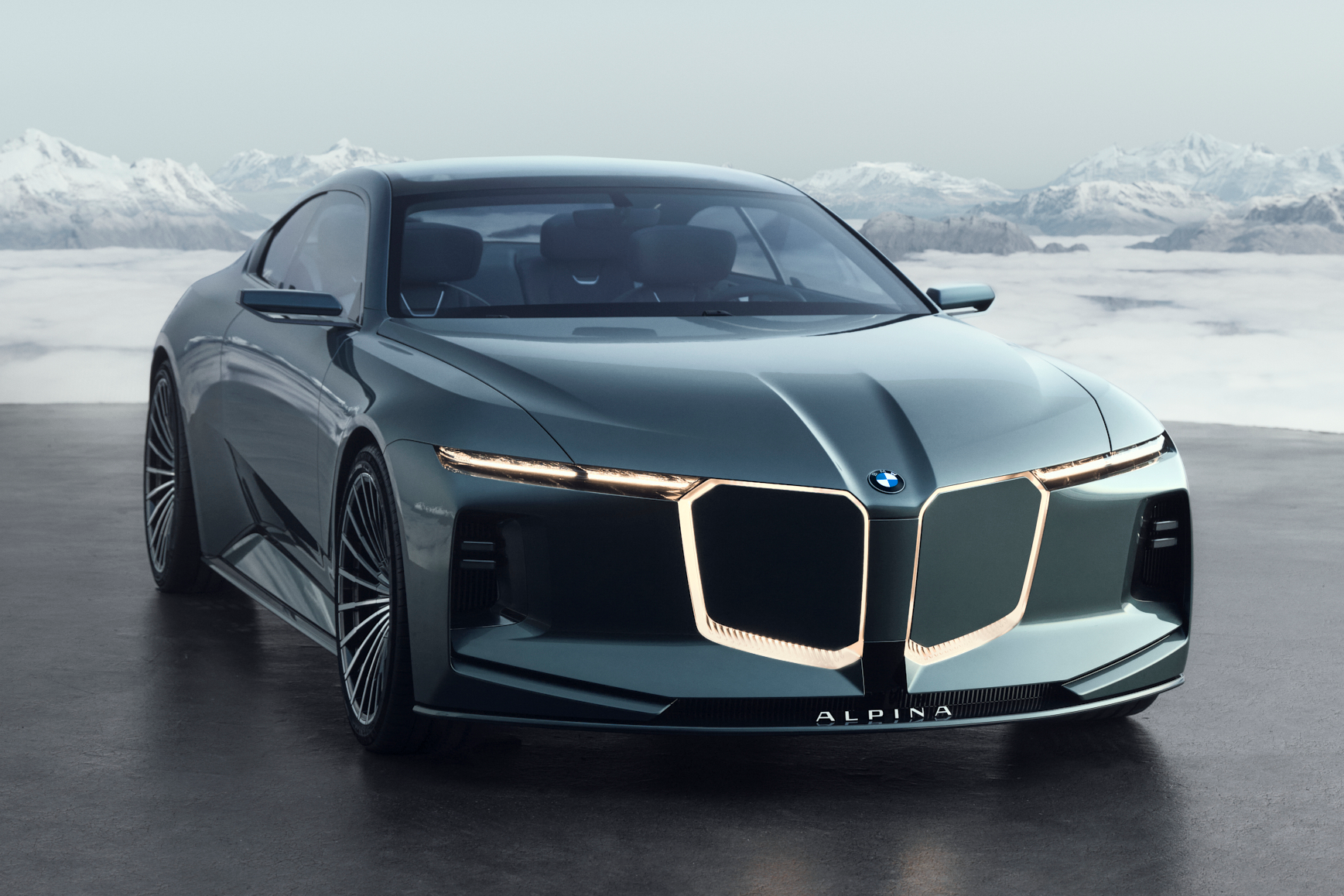 Noi khong voi 'dien hoa', Vision BMW Alpina van su dung dong co V8 hinh anh