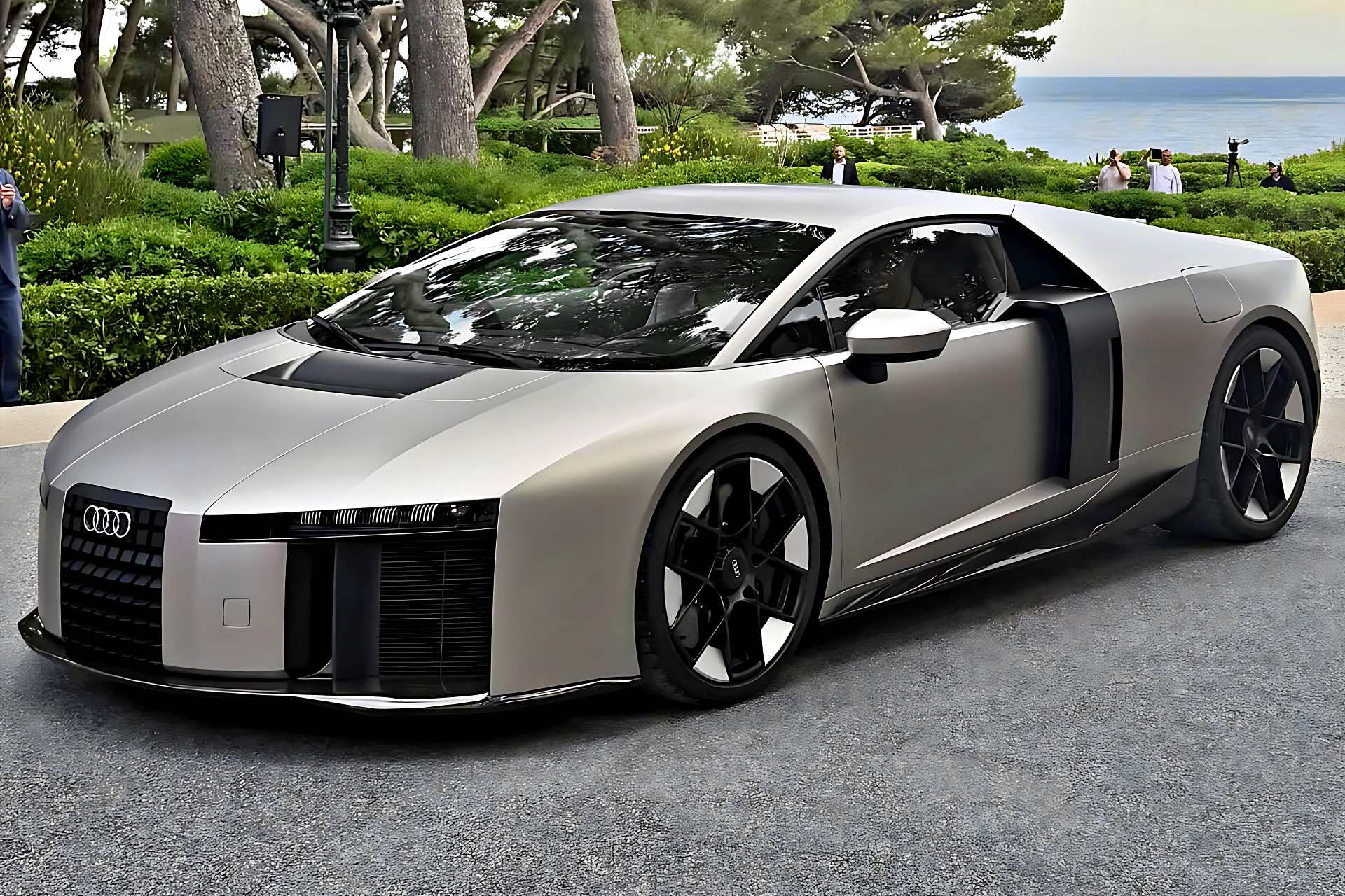 Sieu xe hybrid Audi Nuvolari ke nhiem Audi R8, manh 1.001 ma luc hinh anh