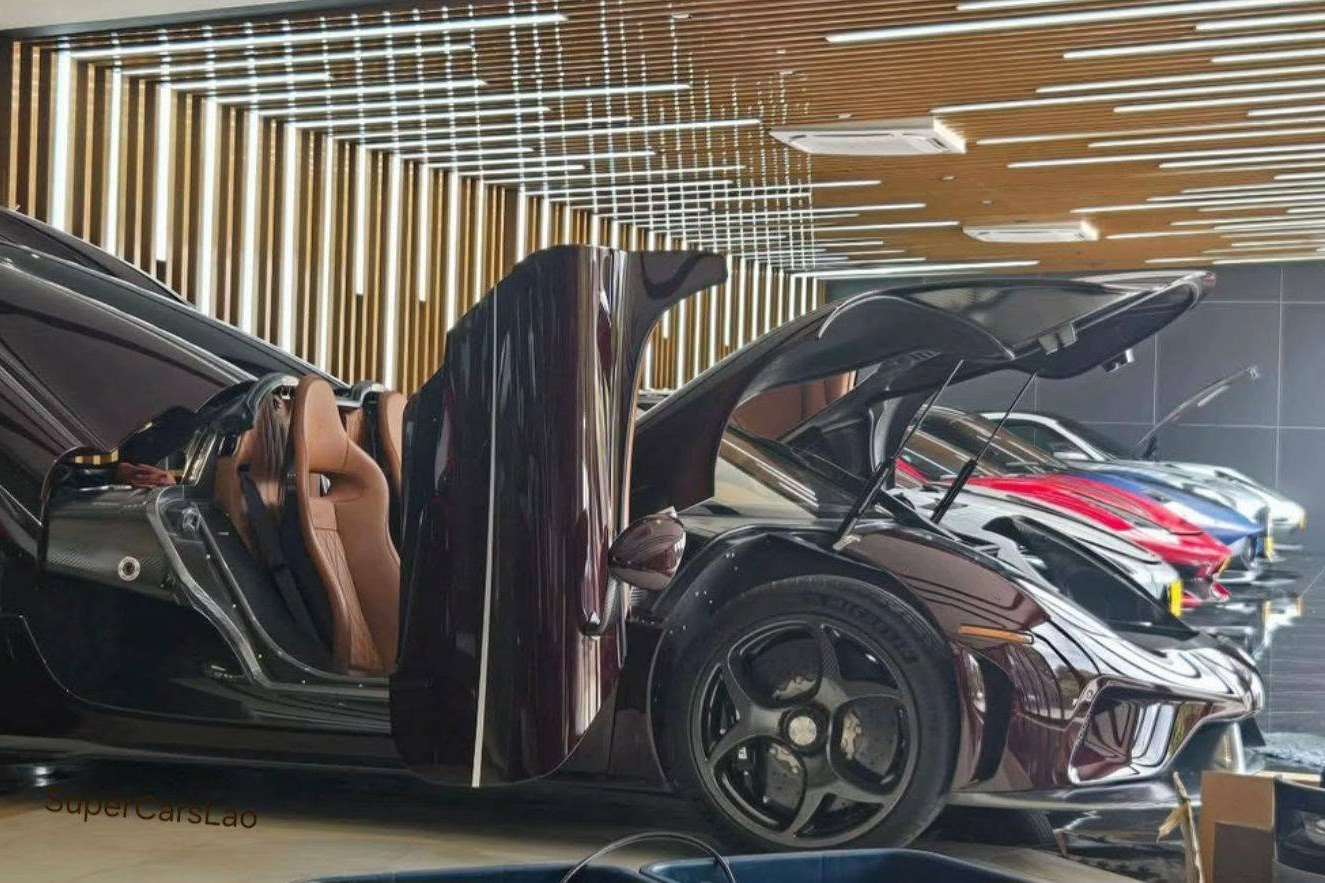 Koenigsegg Regera va McLaren Senna cua 'dai gia Viet' dang o Lao? hinh anh