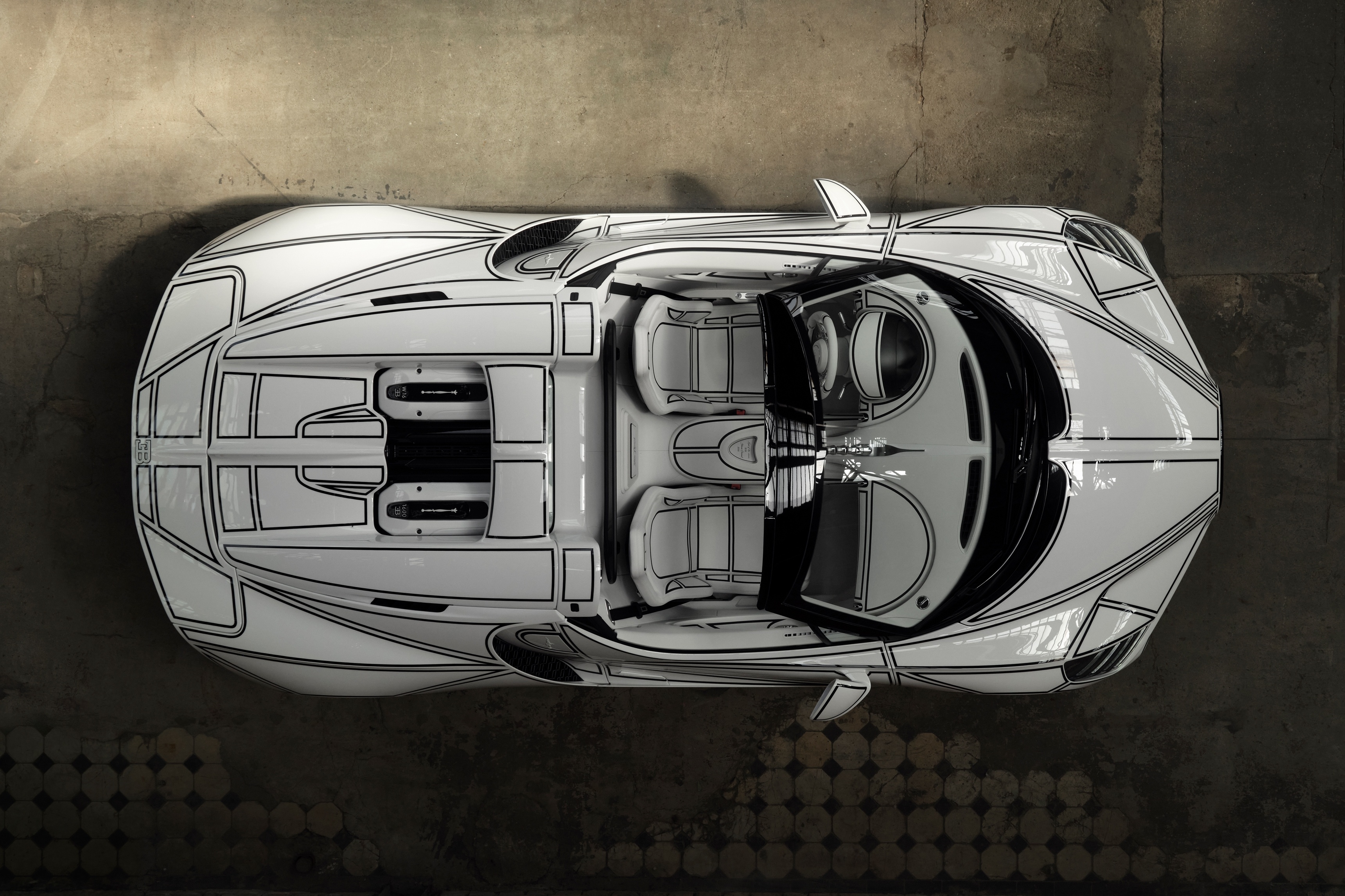 Bugatti W16 Mistral,  Blanc Eternel,  Bugatti,  W16 Mistral Blanc Eternel,  sieu xe,  hypercar,  W16 Mistral,  gom su,  gom,  su,  duc,  phap anh 7