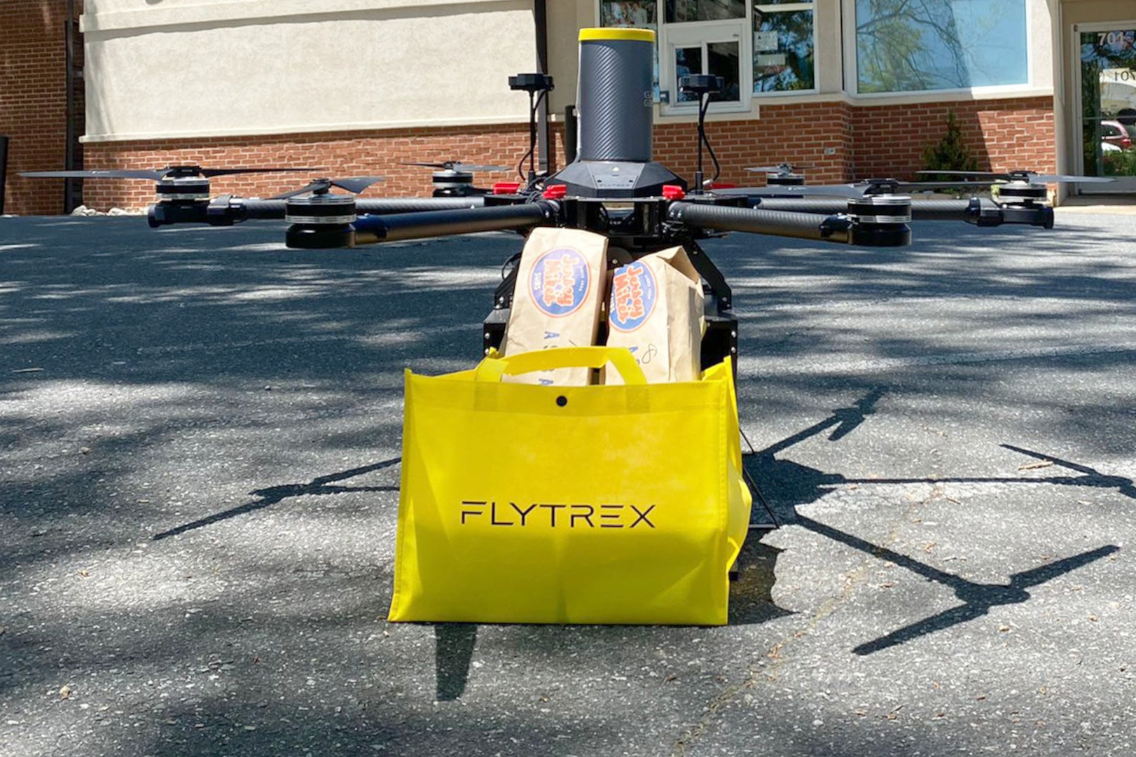 uber,  drone,  thiết bị bay,  kh&ocirc;ng người l&aacute;i,  uber eats,  zipline,  flytrex ảnh 2