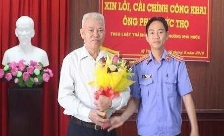 VKS xin loi cuu Giam doc Nong truong dua Vi Thanh sau 29 nam bi oan hinh anh