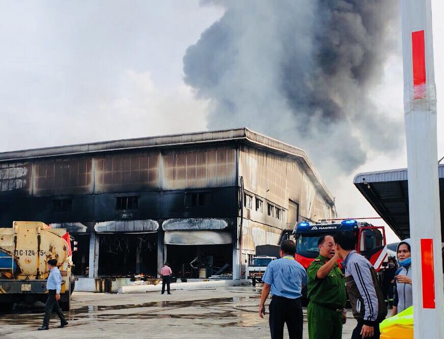 chay lon tai Binh Duong anh 1
