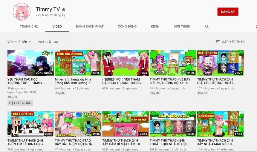 xu phat kenh Timmy TV anh 1