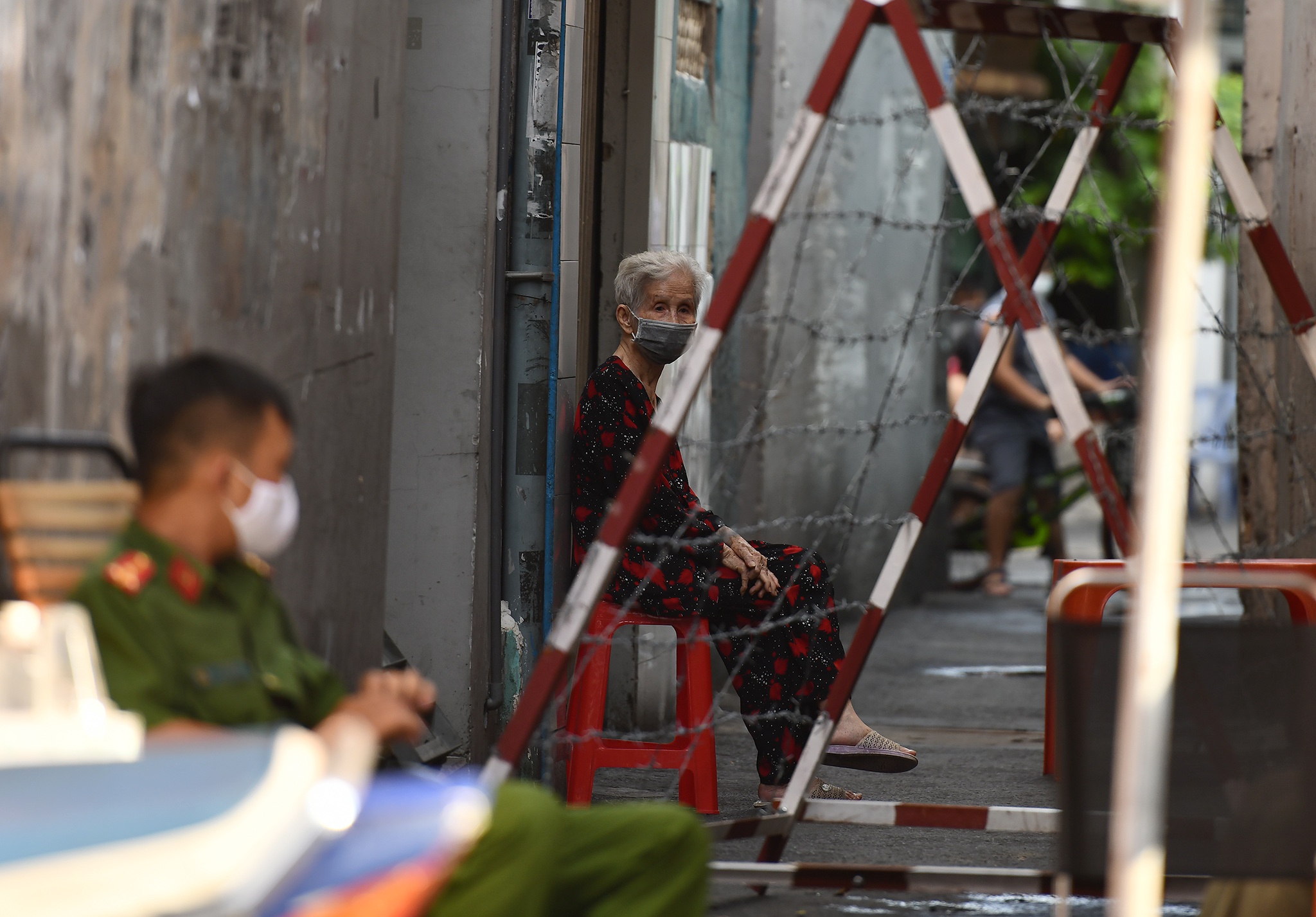 TP.HCM thi diem cach ly F1 tai nha tren toan thanh pho hinh anh