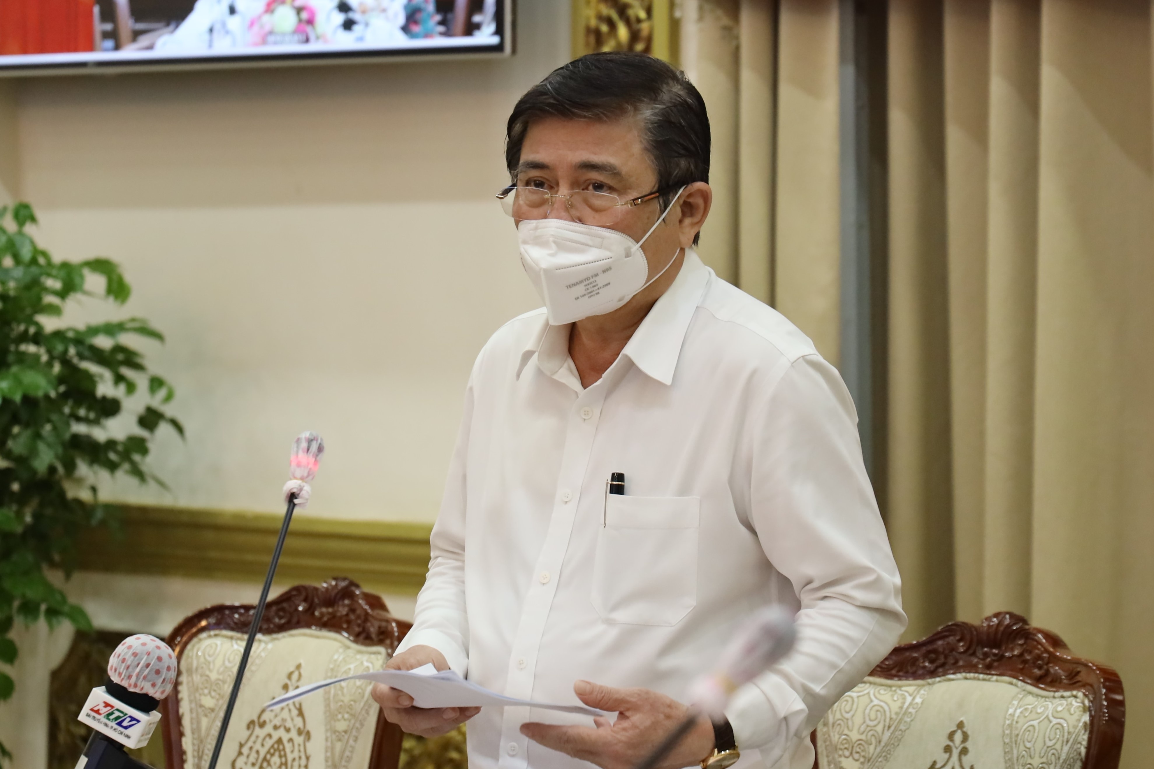 Chu tich nuoc lam viec voi TP.HCM anh 1