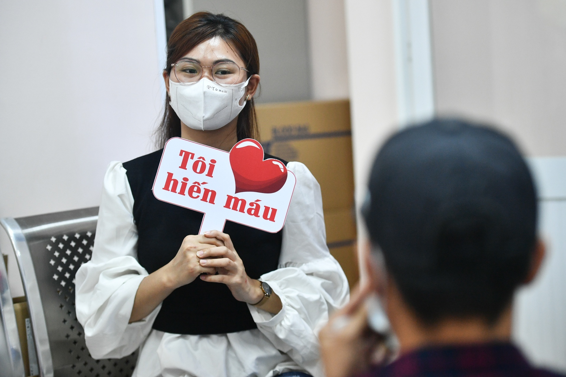 TP.HCM cap the nhan dien cho nguoi di hien mau hinh anh