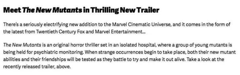 phim The New Mutants anh 1