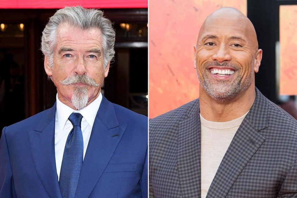 Tai tu ‘007’ Pierce Brosnan dong phim sieu anh hung cung The Rock hinh anh