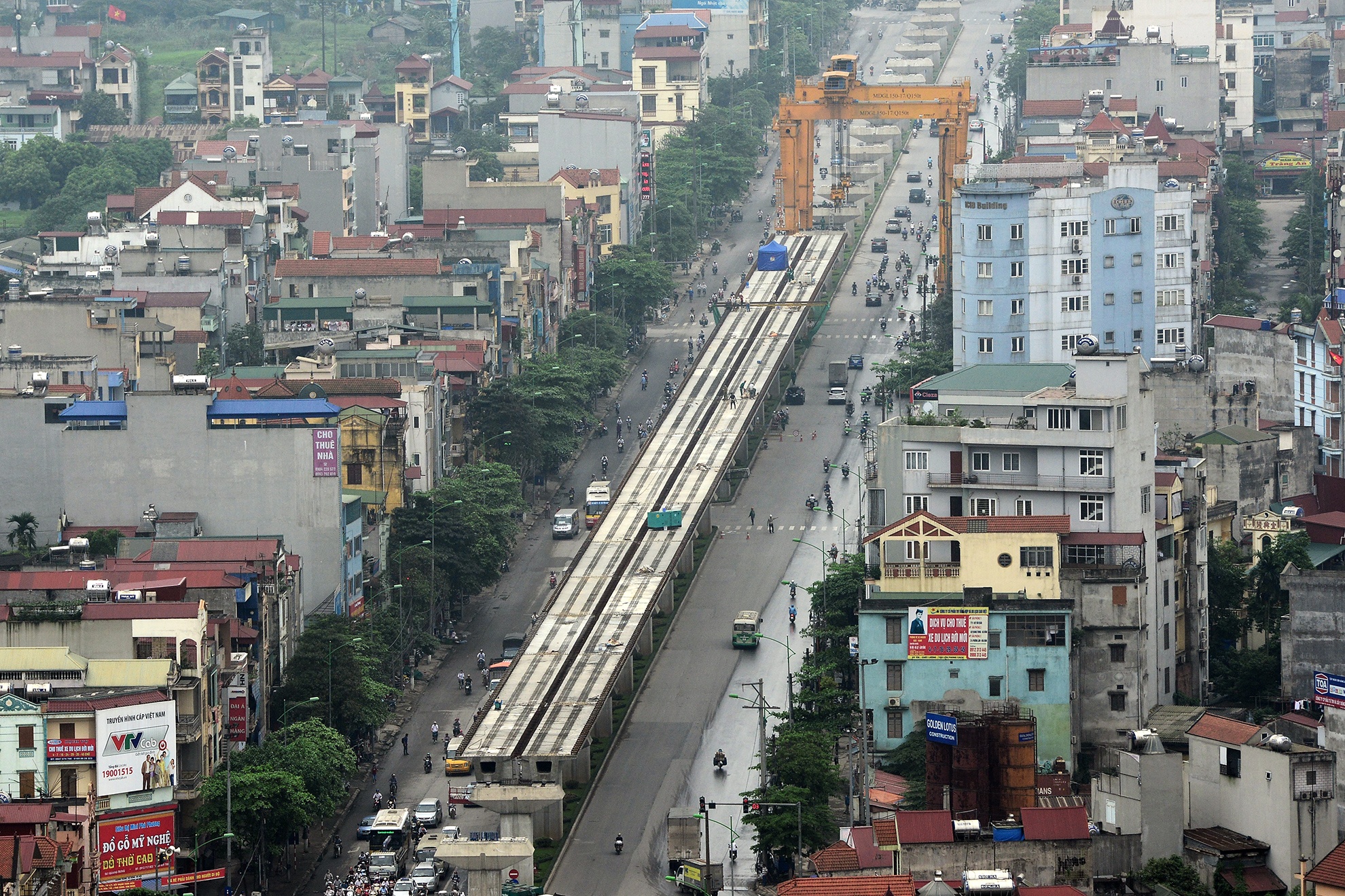 Cu tri Ha Noi chua hai long ve 2 tuyen duong sat do thi hinh anh