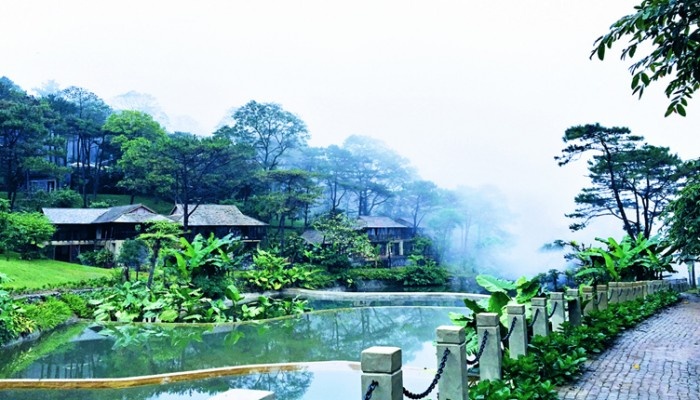 Lam ro resort xay dung khong phep o Vuon Quoc gia Ba Vi hinh anh