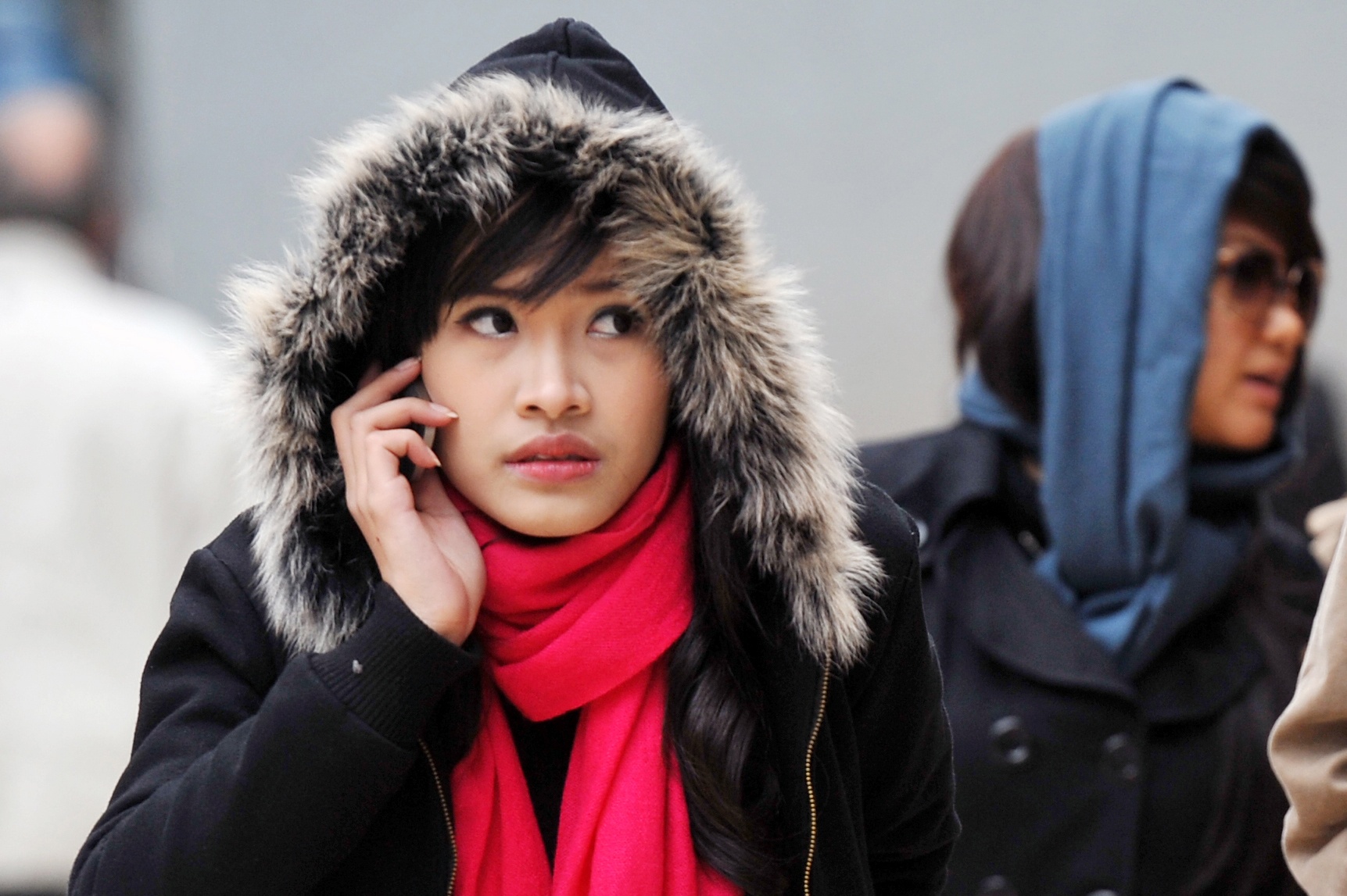 Khong khi lanh tran ve, mien Bac chuyen ret hinh anh