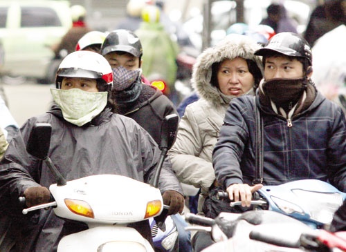 Ha Noi ret 12 do C dip cuoi tuan hinh anh