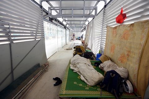 Tuyen xe buyt nhanh 1.000 ty cham tien do gan 2 nam hinh anh