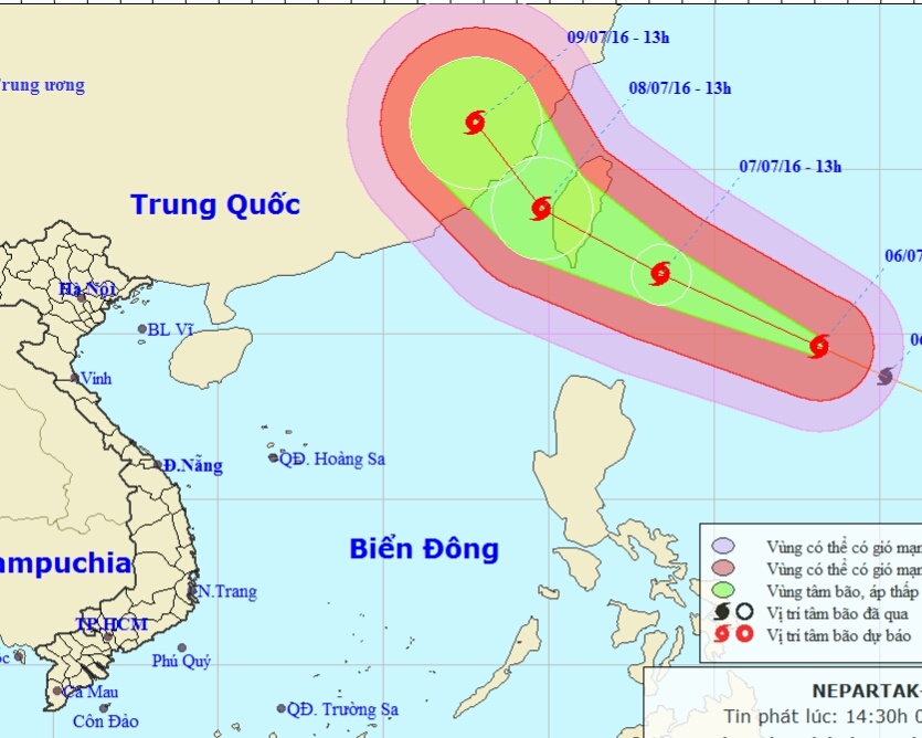 Xuat hien sieu bao gan Bien Dong hinh anh