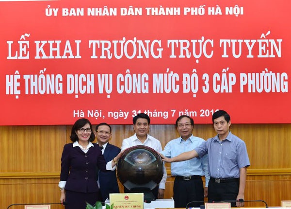 Ha Noi khai truong dich vu cong truc tuyen anh 1