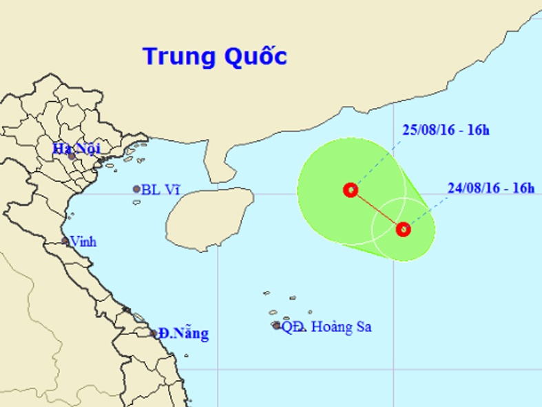 Ap thap nhiet doi lai xuat hien tren Bien Dong hinh anh