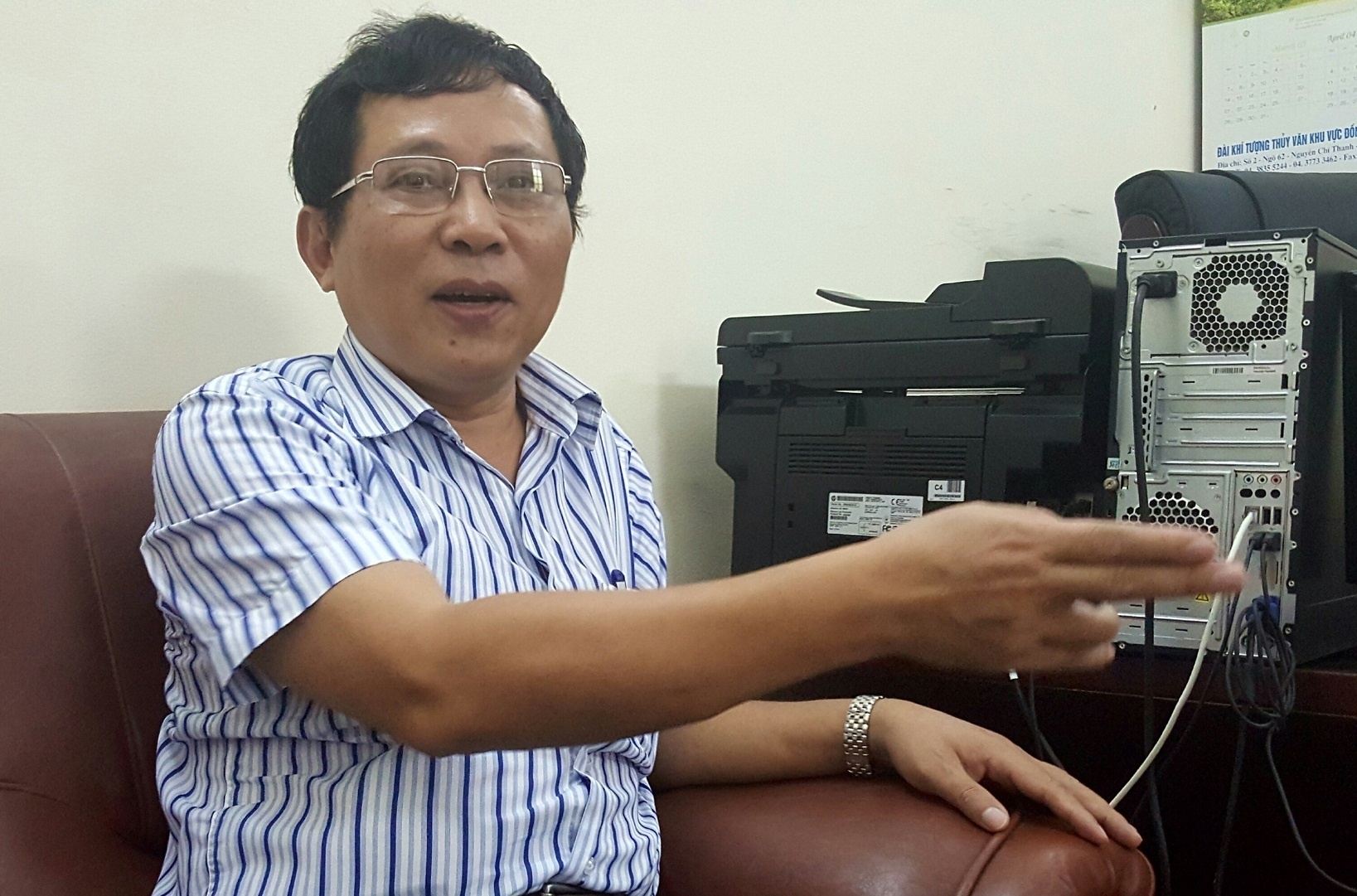 Công tác dự báo bão ảnh 1 Cong tac du bao bao anh 1