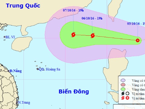 Ap thap nhiet doi tren Bien Dong co kha nang manh thanh bao hinh anh