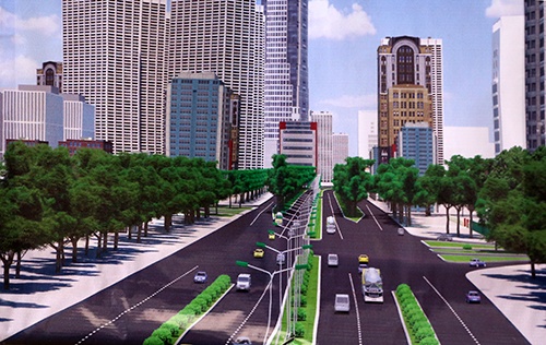 Ha Noi dau tu hon 3.100 ty mo rong duong vanh dai 3 hinh anh