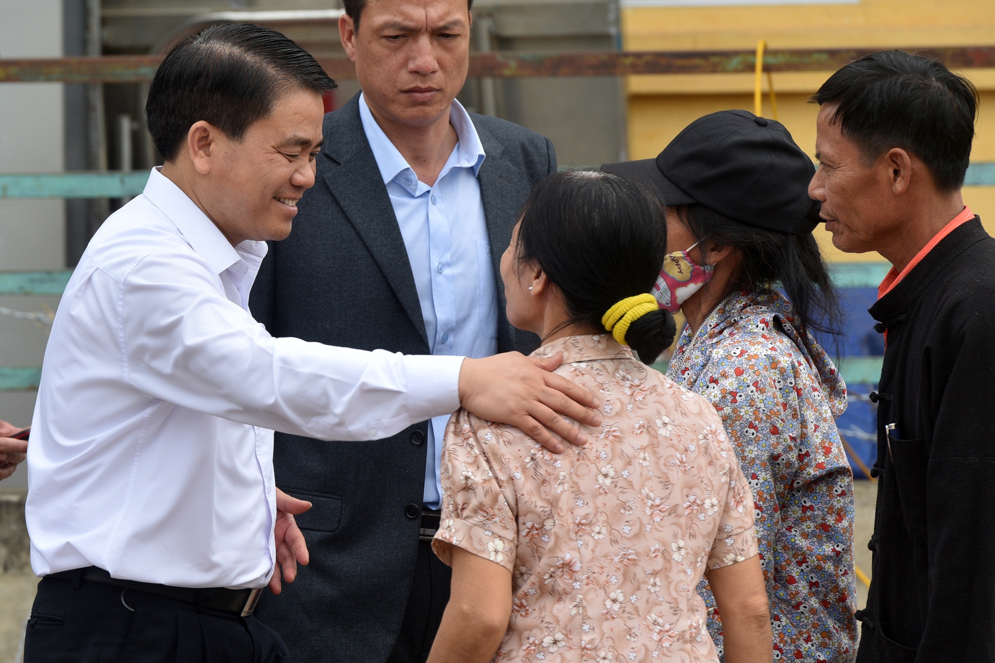 Chủ tịch Hà Nội đối thoại với dân Đồng Tâm ảnh 1 Chu tich Ha Noi doi thoai voi dan Dong Tam anh 1