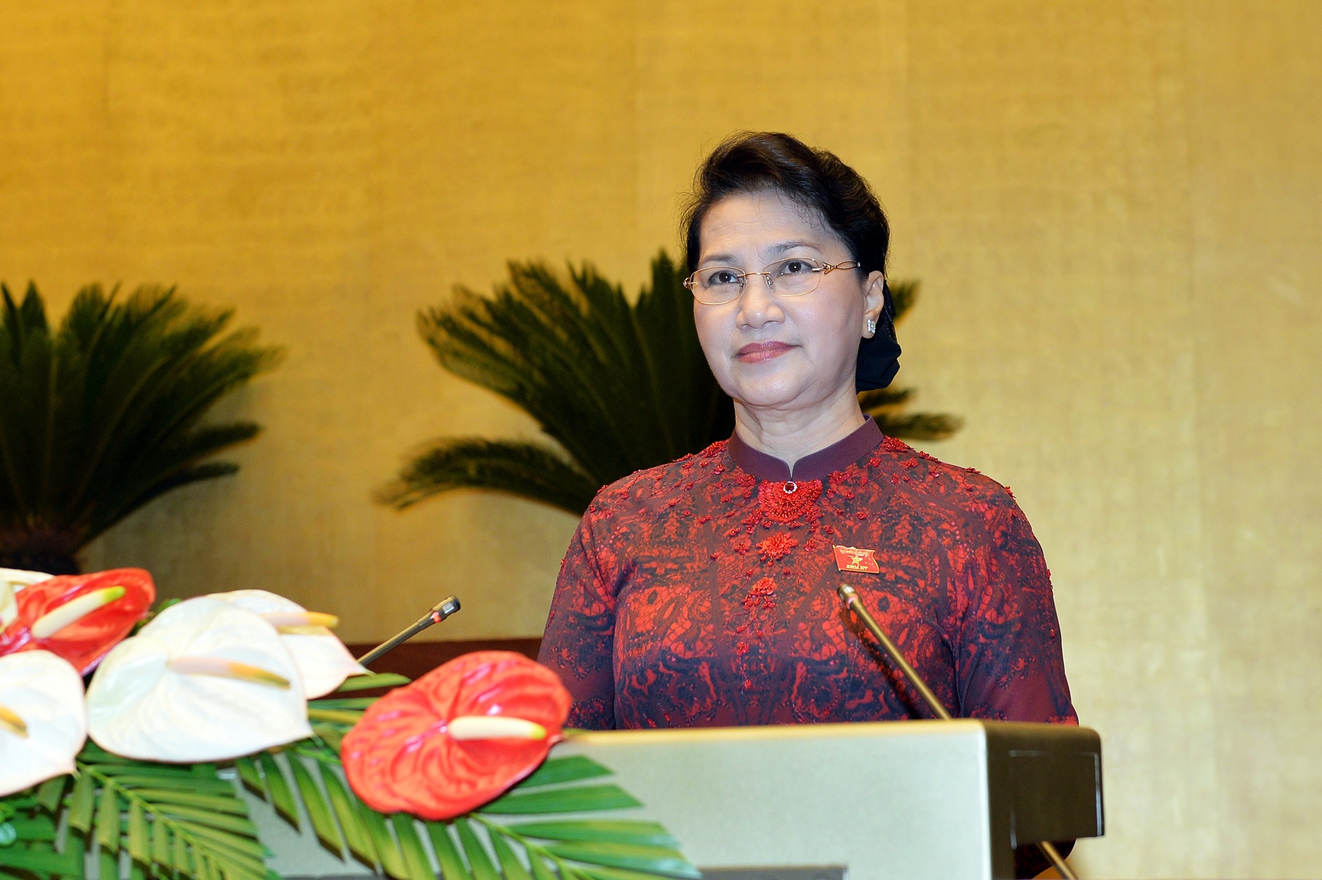 Khai mac ky hop thu 3 Quoc hoi khoa XIV anh 1