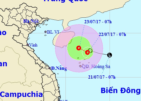 Ap thap huong vao bo, mien Bac nguy co lu quet hinh anh