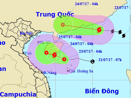 Bão số 3 tăng cấp khi vào gần bờ ảnh 1 Bao so 3 tang cap khi vao gan bo anh 1