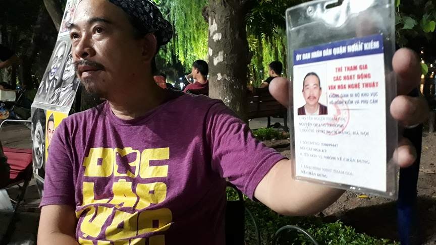 Bieu dien nghe thuat o pho di bo ho Guom phai duoc cap phep hinh anh