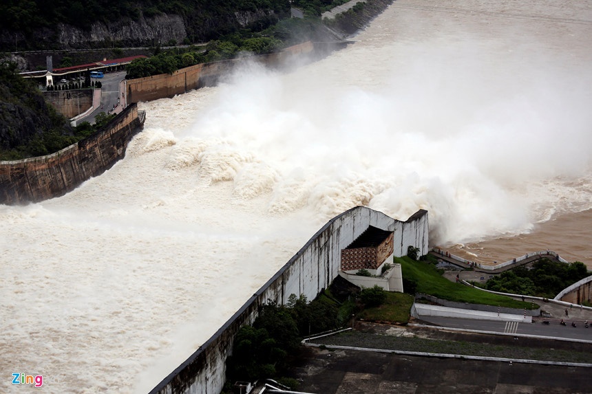 3 hồ thủy điện xả lũ ảnh 1 3 ho thuy dien xa lu anh 1