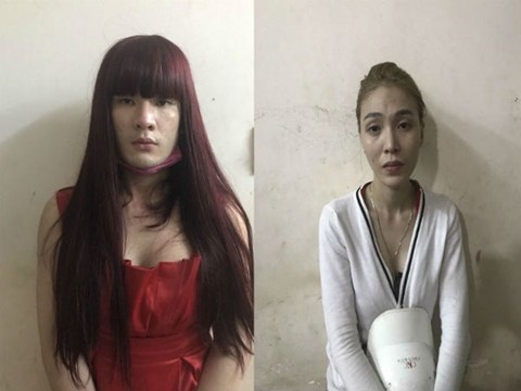 Hai đối tượng giả gái cướp tài sản ảnh 1 Hai doi tuong gia gai cuop tai san anh 1