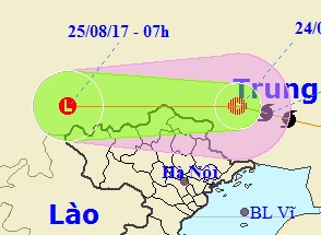 Bão số 6 suy yếu thành áp thấp ảnh 1 Bao so 6 suy yeu thanh ap thap anh 1