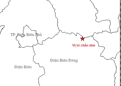 Dong dat 3,9 do richter o Dien Bien hinh anh