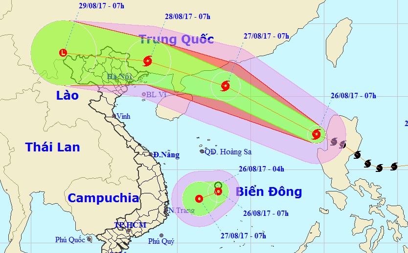 Bao so 7 cung ap thap nhiet doi xuat hien tren Bien Dong hinh anh