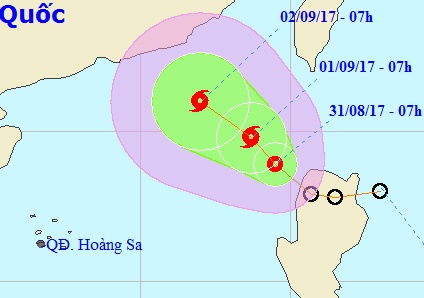 Áp thấp nhiệt đới trên Biển Đông ảnh 1 Ap thap nhiet doi tren Bien Dong anh 1