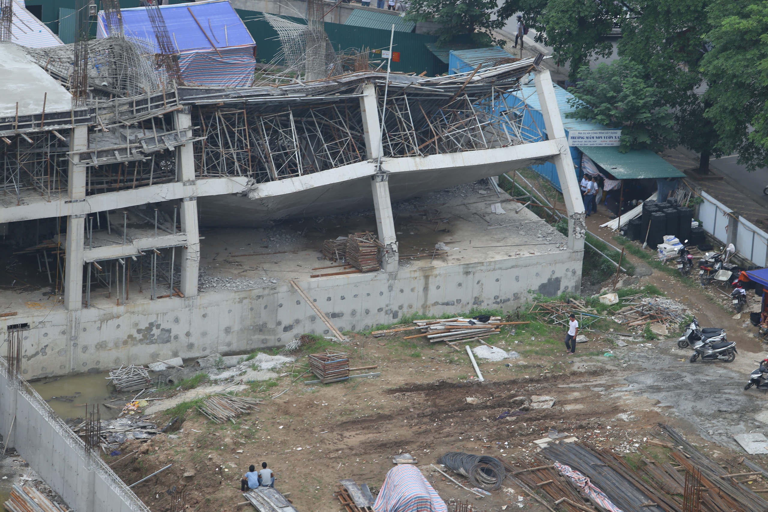 Sap truong mam non dang xay o Ha Noi anh 3
