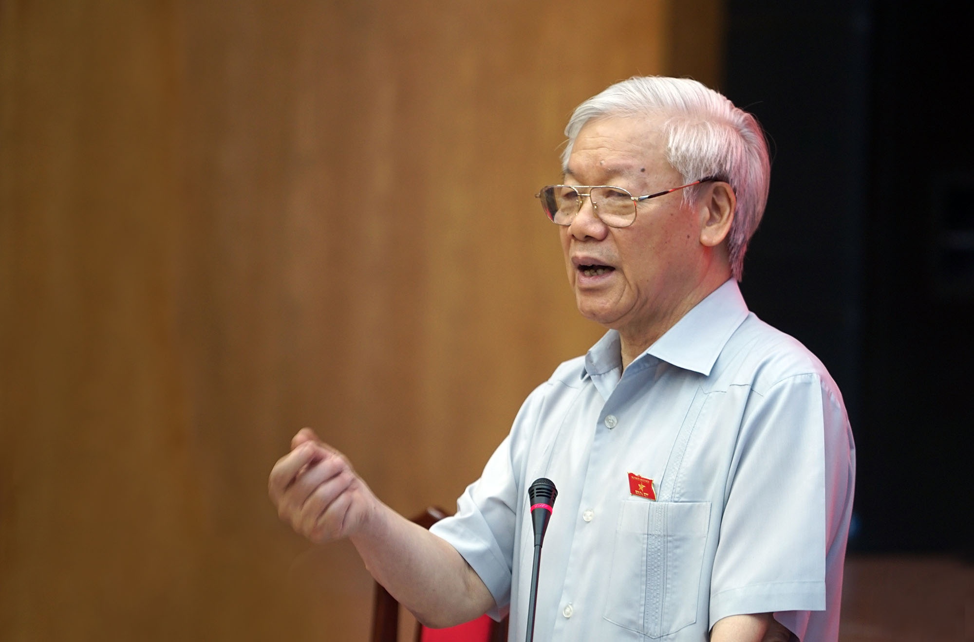 Tong bi thu: 'Long dan ung ho, phai lam tiep, khong dung lai' hinh anh