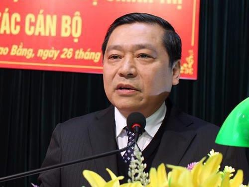 Ong Lai Xuan Mon lam Bi thu Tinh uy Cao Bang hinh anh