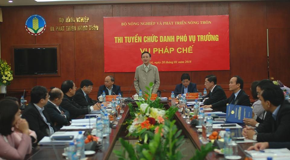 Bộ Nông nghiệp thi tuyển lãnh đạo ảnh 1 Bo Nong nghiep thi tuyen lanh dao anh 1