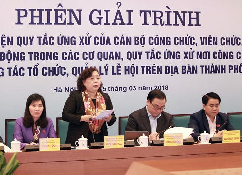 Con tinh trang can bo 'thich thi moi lam' o Ha Noi hinh anh