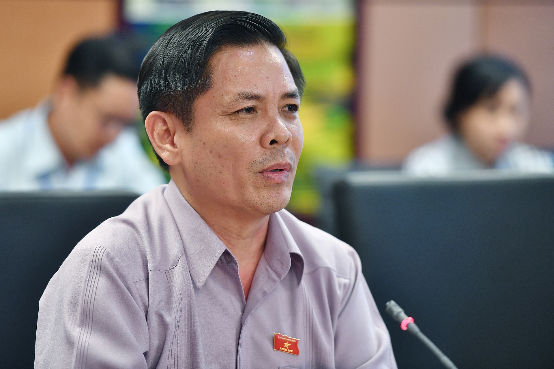 Bo truong GTVT Nguyen Van The phat bieu chieu 31/5 hinh anh