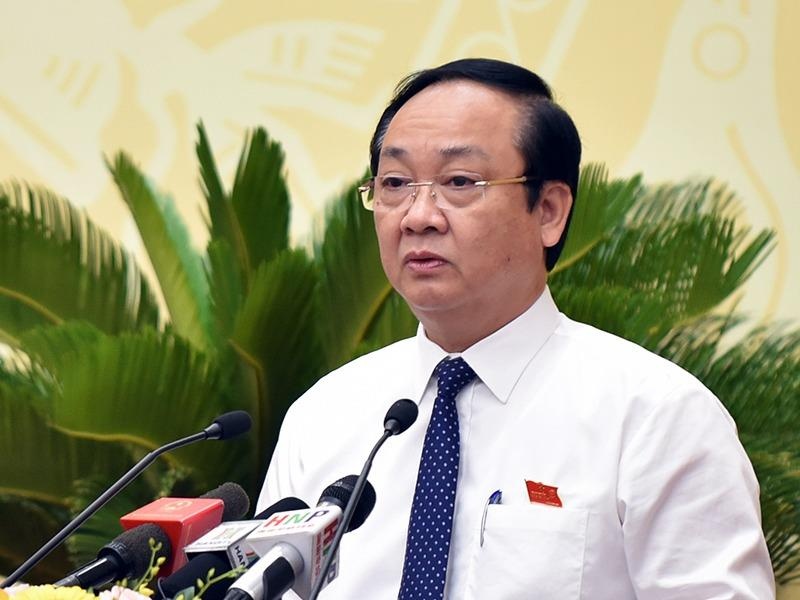 HDND Ha Noi chat van ve quan ly chung cu, co so mam non hinh anh