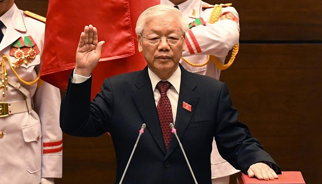 Tong bi thu duoc bau lam Chu tich nuoc voi 99,79% phieu hinh anh