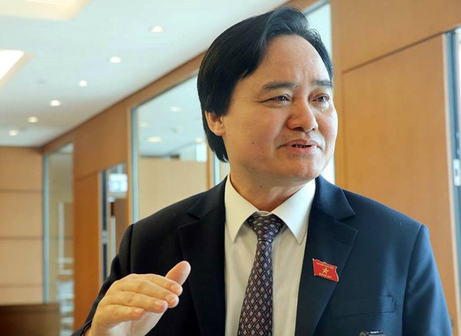 Bo truong Giao duc noi gi ve ket qua phieu 'tin nhiem thap'? hinh anh