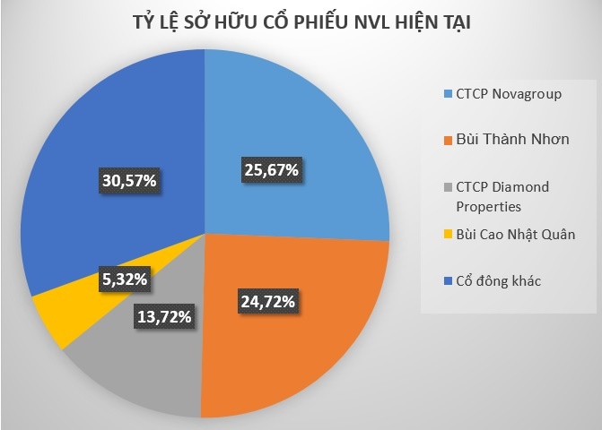 Ong chu Novaland chi 1400 ty mua them co phieu NVL anh 1
