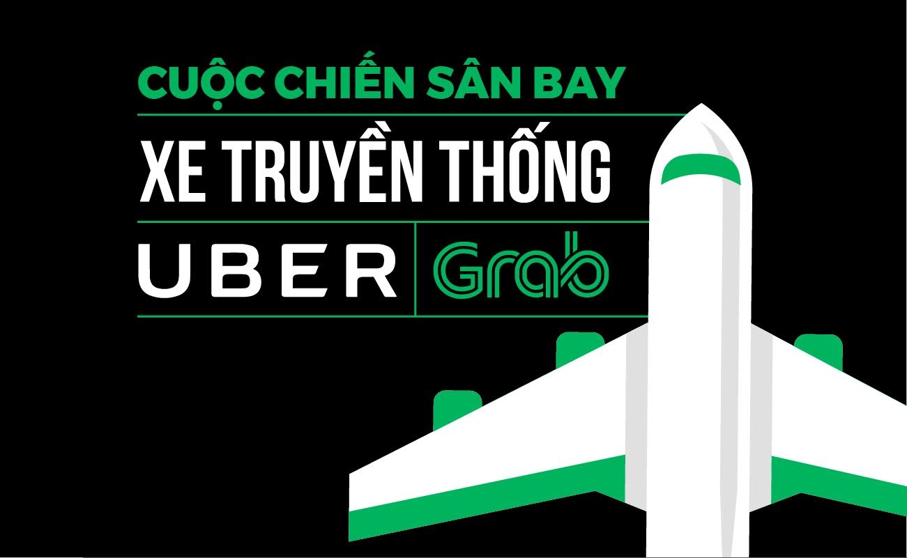'Mieng banh' san bay trong cuoc chien taxi, Uber, Grab hinh anh