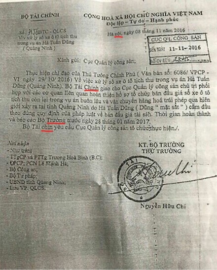 Giả danh Bộ Tài chính bán hàng trăm xe hạng sang ảnh 1 Gia danh Bo Tai chinh ban hang tram xe hang sang anh 1