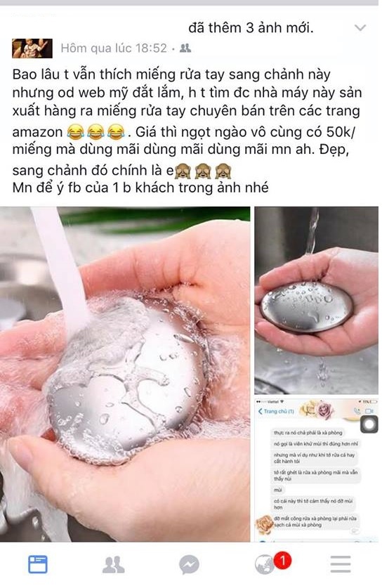 Xà phòng làm bằng thép không gỉ xuất xứ Mỹ, Nhật ảnh 3 Xa phong lam bang thep khong gi xuat xu My, Nhat anh 3