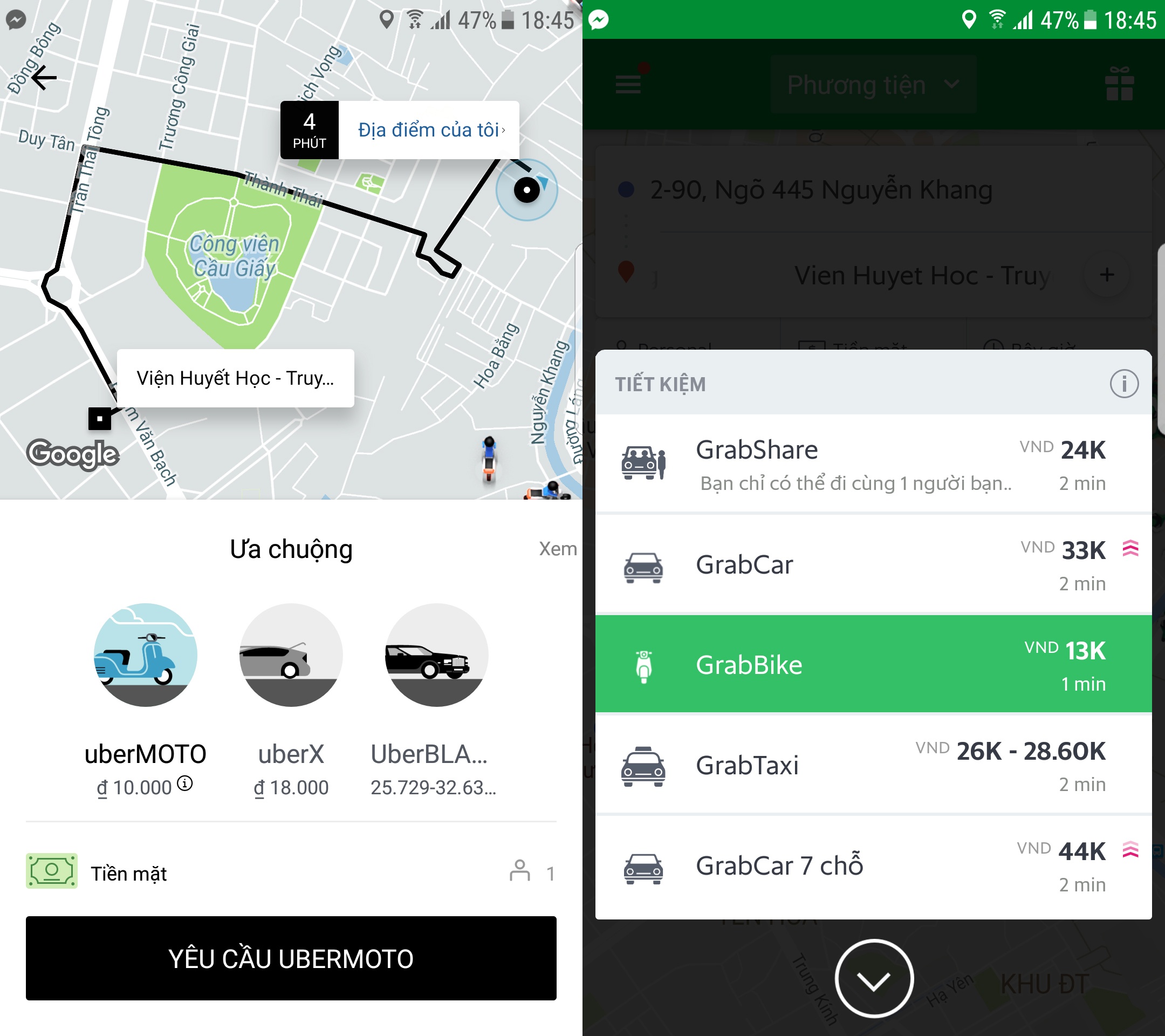 Cuộc chiến 2 bánh Uber, Grab, xe ôm truyền thống ảnh 3 Cuoc chien 2 banh Uber, Grab, xe om truyen thong anh 3