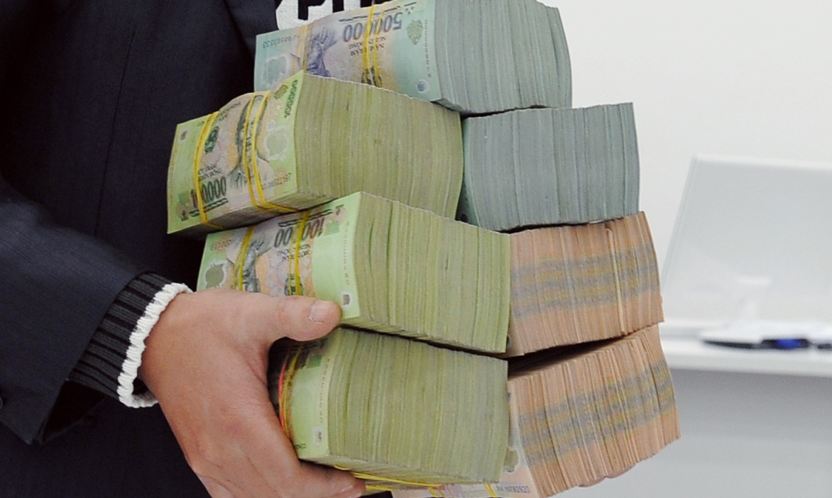 Kho bac Nha nuoc dang mang 160.000 ty di gui ngan hang hinh anh